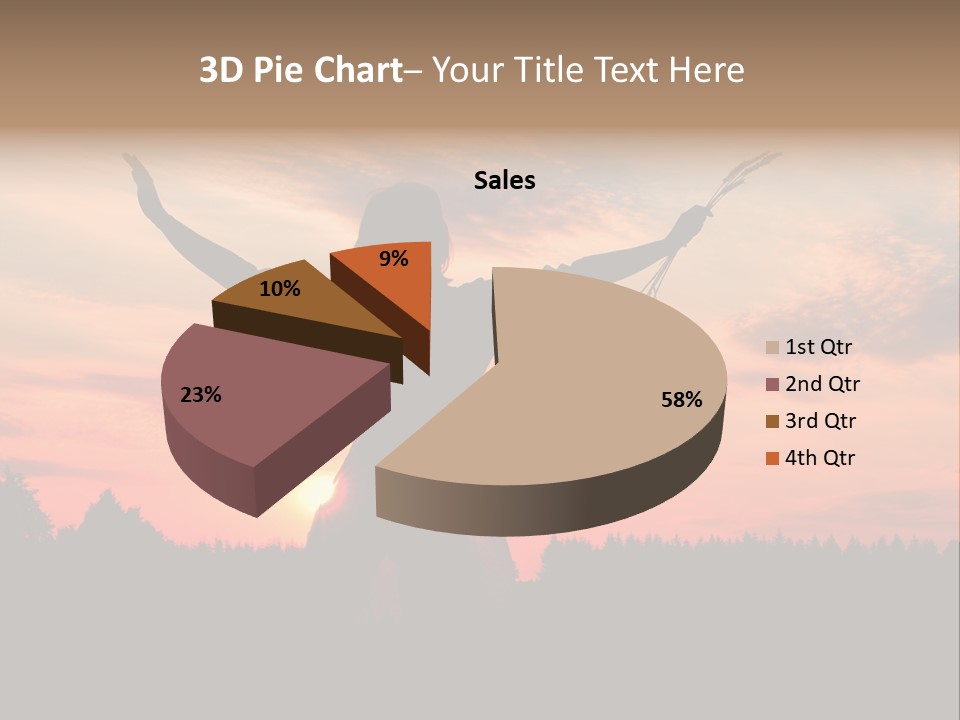 Night Herb Female PowerPoint Template