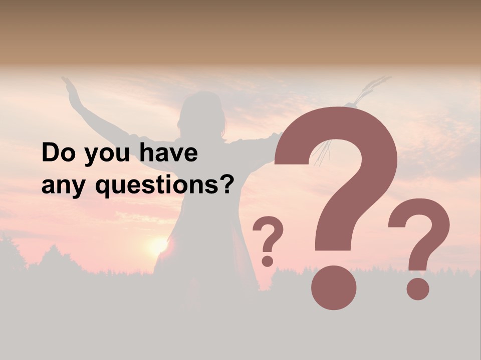 Night Herb Female PowerPoint Template