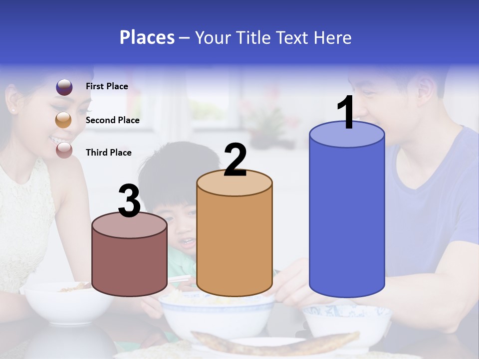 Boy Mum Head And Shoulders PowerPoint Template