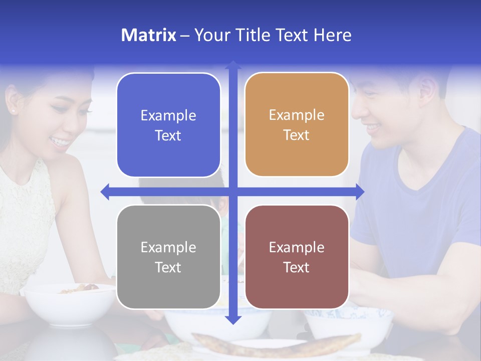 Boy Mum Head And Shoulders PowerPoint Template