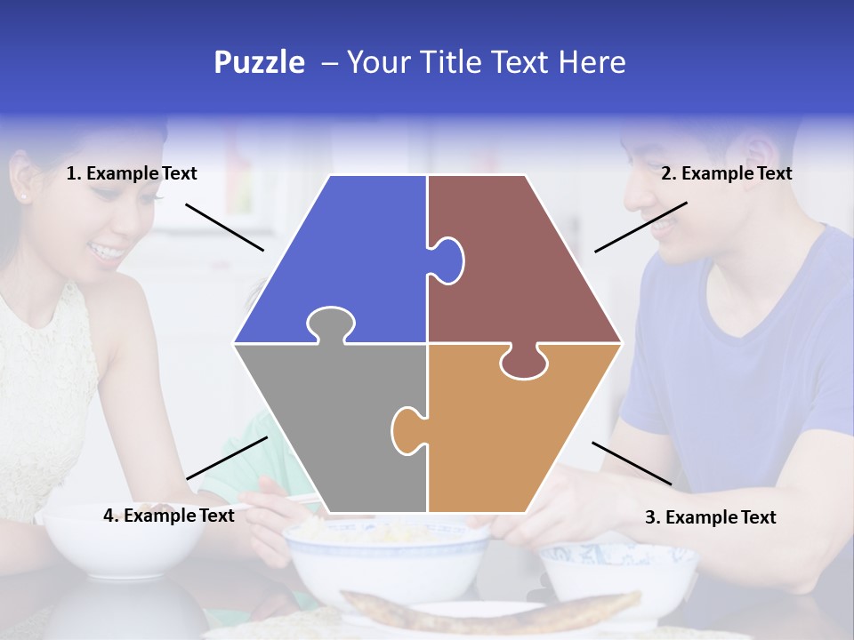 Boy Mum Head And Shoulders PowerPoint Template