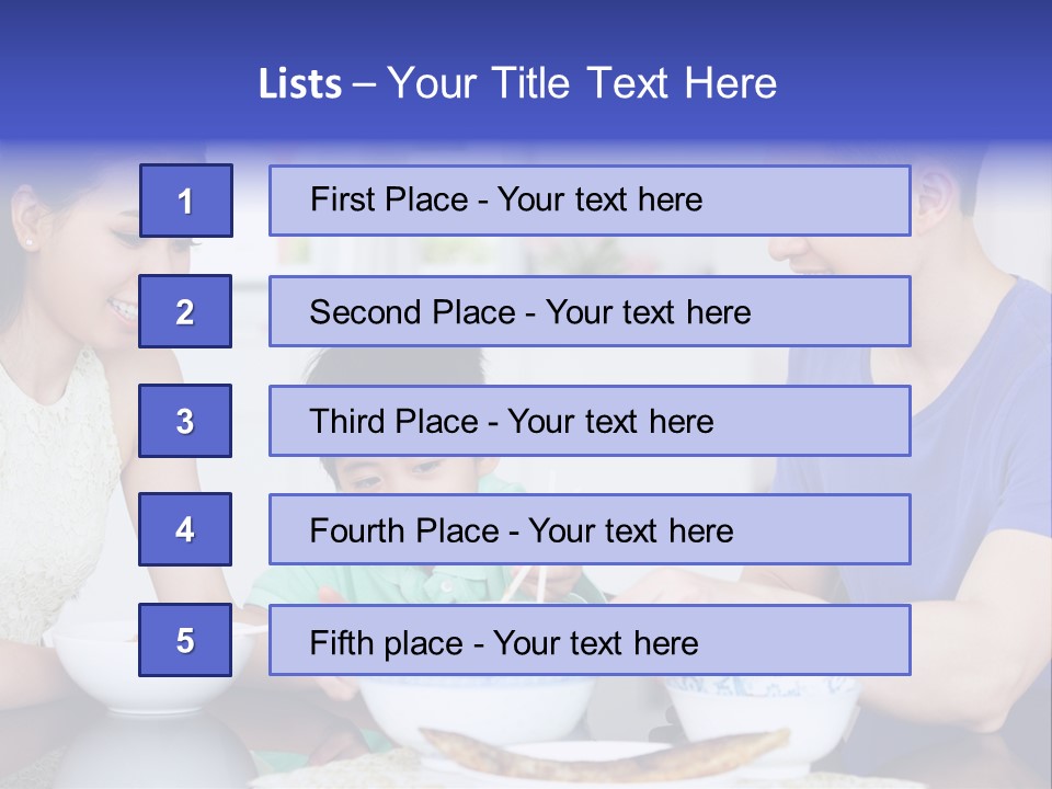 Boy Mum Head And Shoulders PowerPoint Template