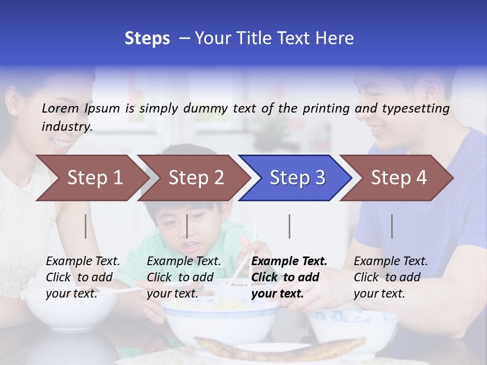 Boy Mum Head And Shoulders PowerPoint Template