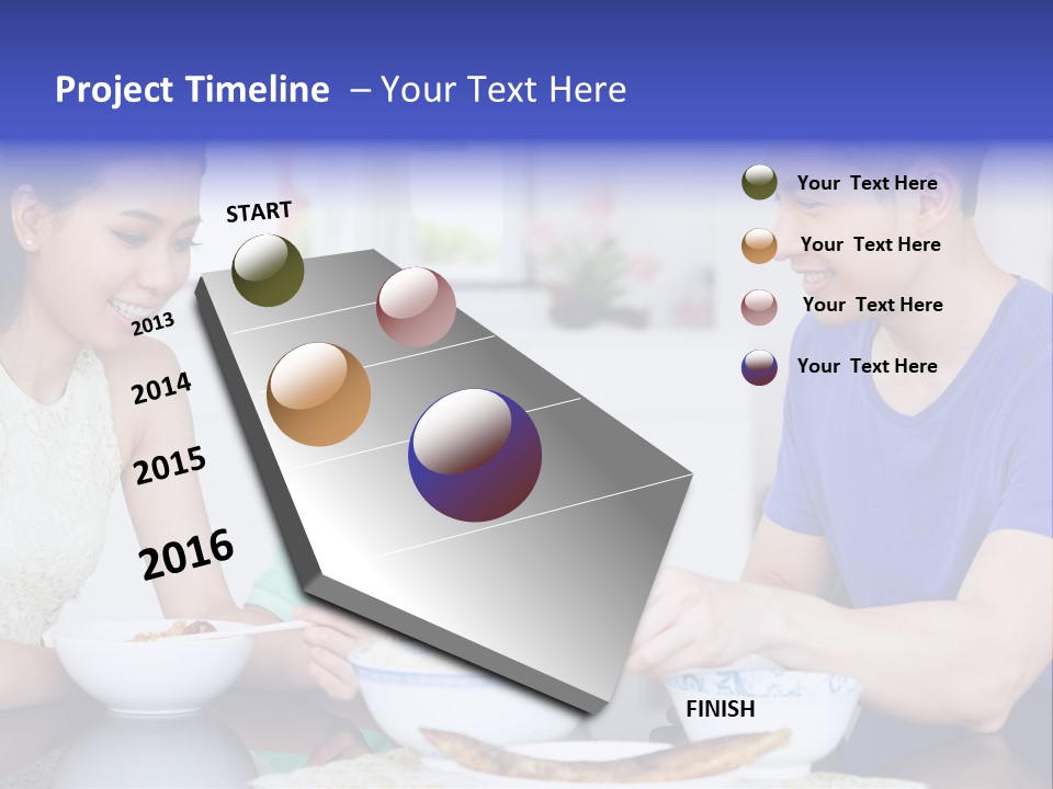 Boy Mum Head And Shoulders PowerPoint Template