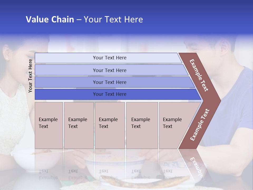 Boy Mum Head And Shoulders PowerPoint Template