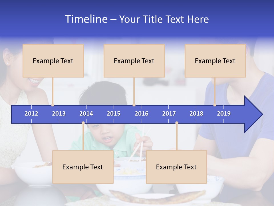 Boy Mum Head And Shoulders PowerPoint Template