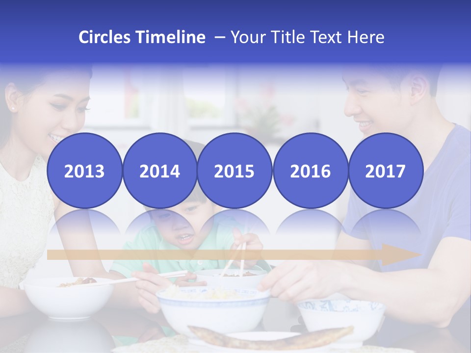 Boy Mum Head And Shoulders PowerPoint Template