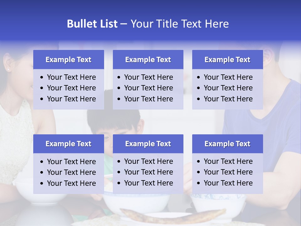 Boy Mum Head And Shoulders PowerPoint Template