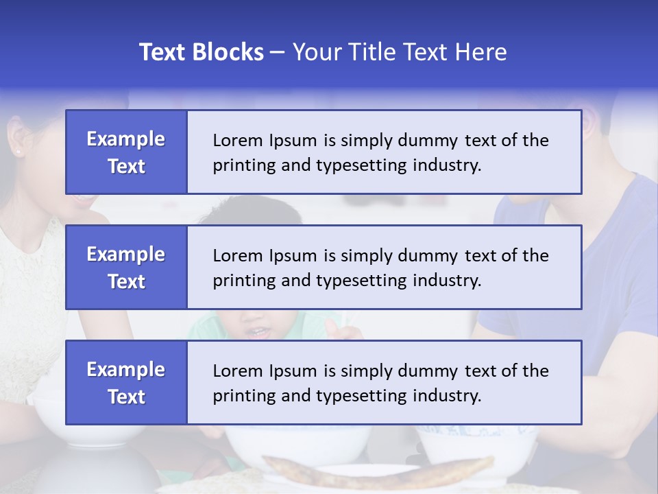 Boy Mum Head And Shoulders PowerPoint Template