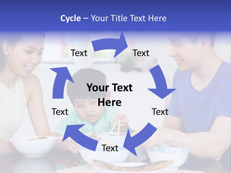 Boy Mum Head And Shoulders PowerPoint Template