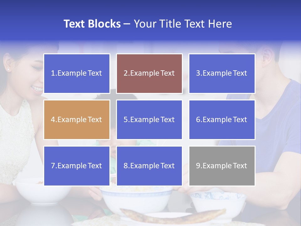 Boy Mum Head And Shoulders PowerPoint Template