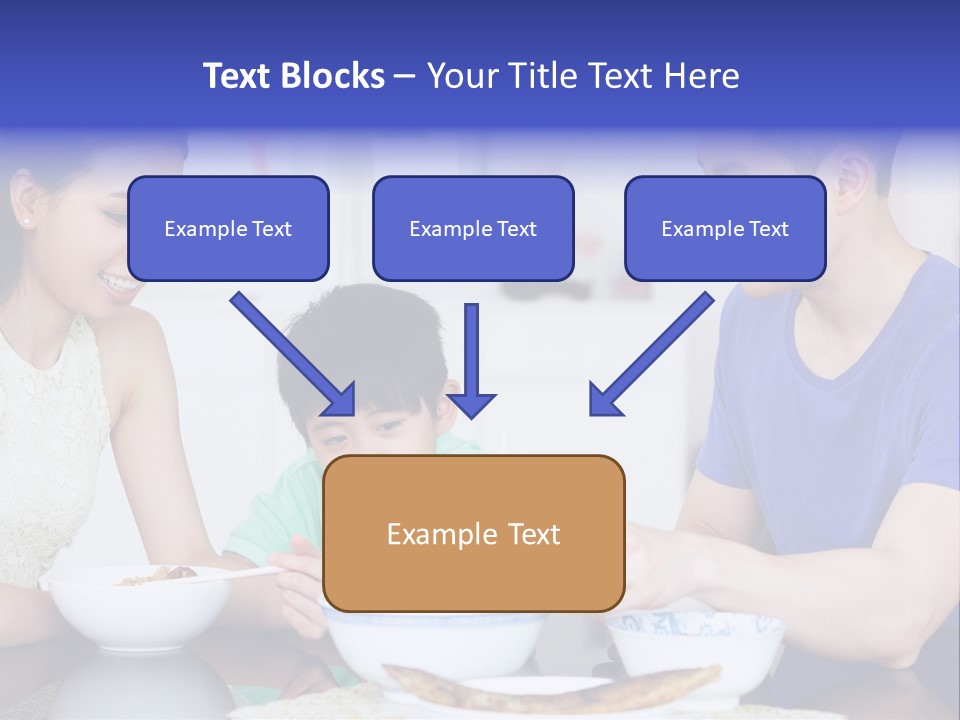 Boy Mum Head And Shoulders PowerPoint Template