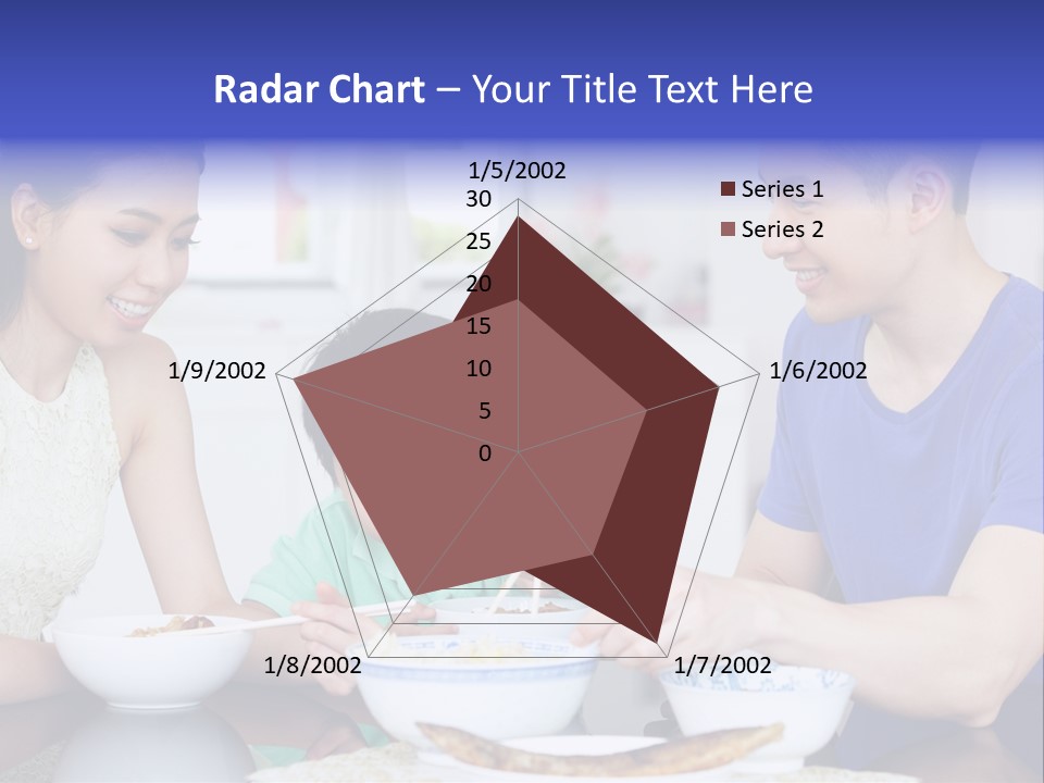 Boy Mum Head And Shoulders PowerPoint Template