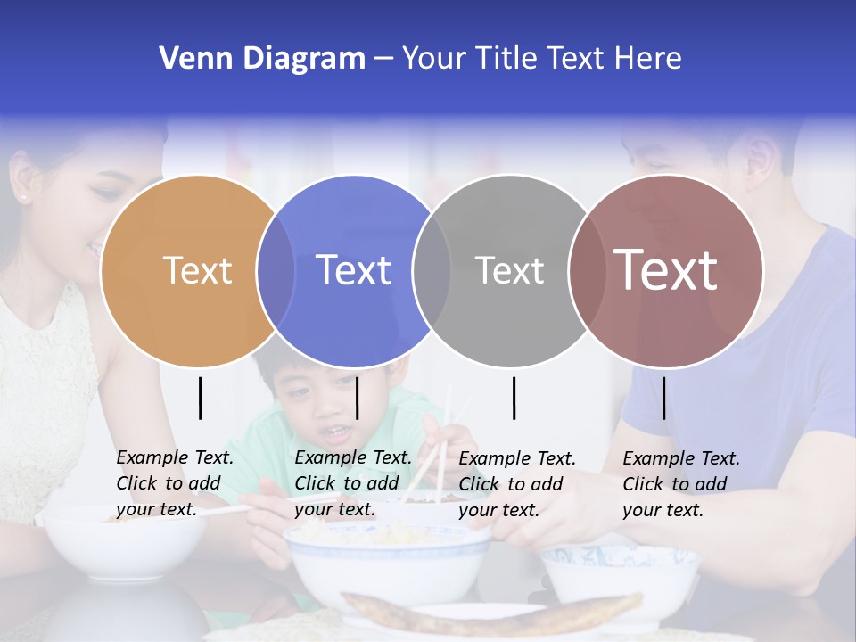 Boy Mum Head And Shoulders PowerPoint Template