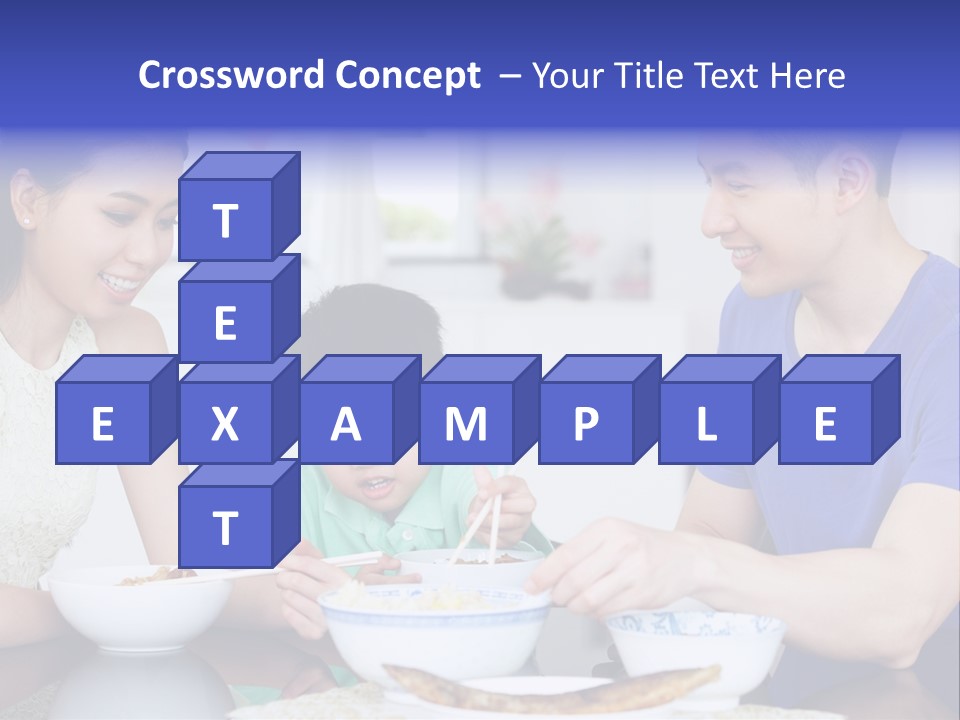 Boy Mum Head And Shoulders PowerPoint Template