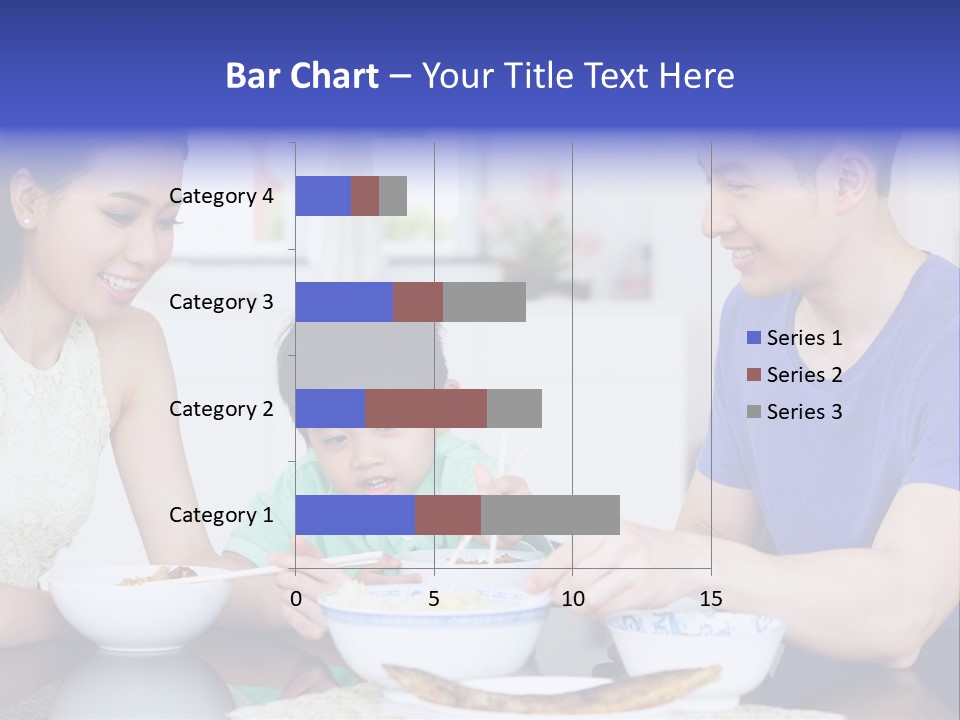 Boy Mum Head And Shoulders PowerPoint Template