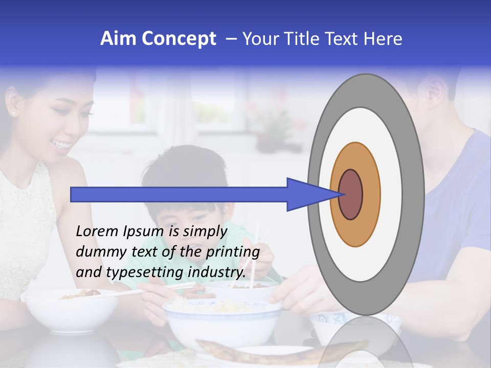 Boy Mum Head And Shoulders PowerPoint Template