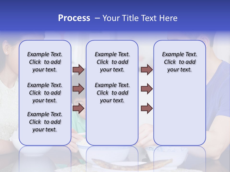Boy Mum Head And Shoulders PowerPoint Template