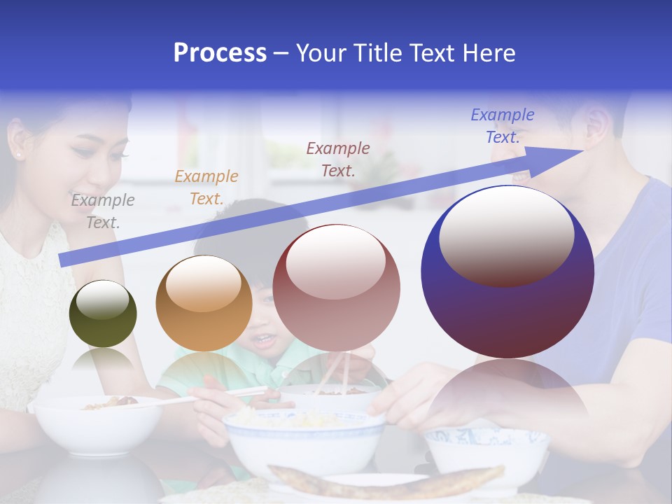 Boy Mum Head And Shoulders PowerPoint Template