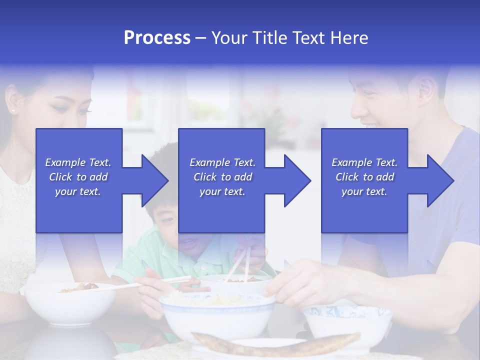 Boy Mum Head And Shoulders PowerPoint Template