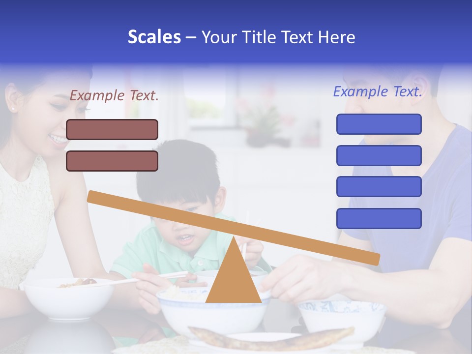 Boy Mum Head And Shoulders PowerPoint Template