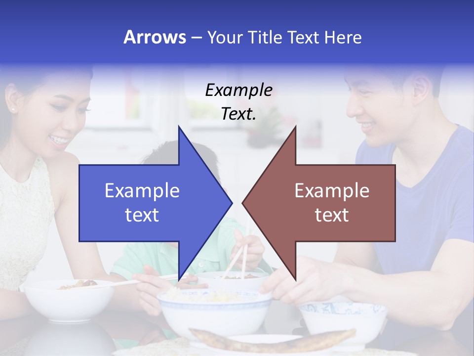 Boy Mum Head And Shoulders PowerPoint Template