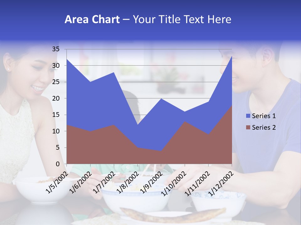 Boy Mum Head And Shoulders PowerPoint Template