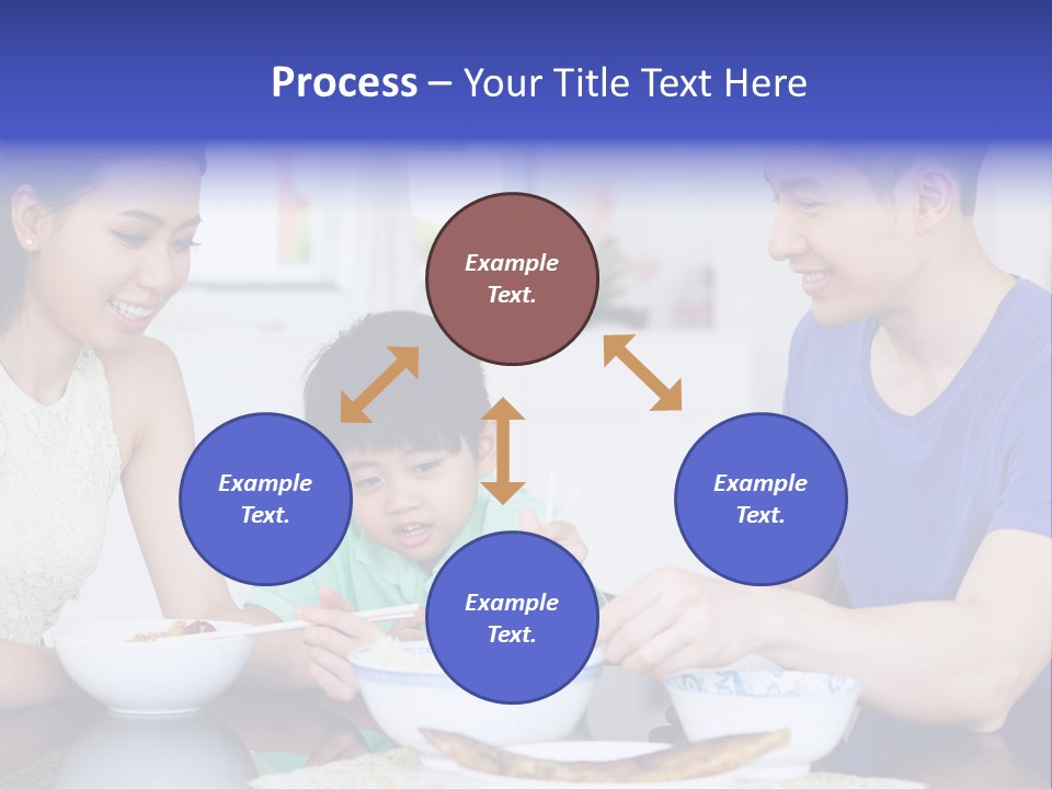 Boy Mum Head And Shoulders PowerPoint Template