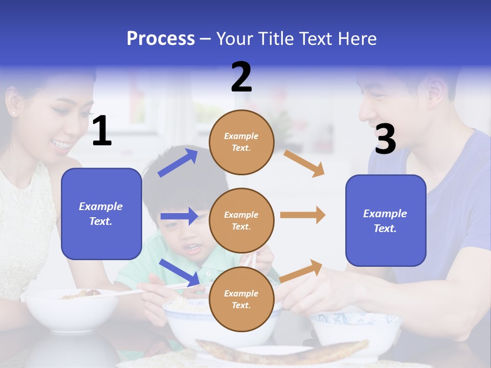 Boy Mum Head And Shoulders PowerPoint Template