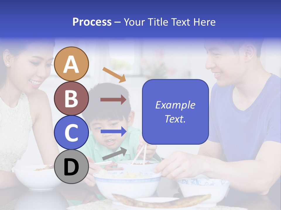 Boy Mum Head And Shoulders PowerPoint Template