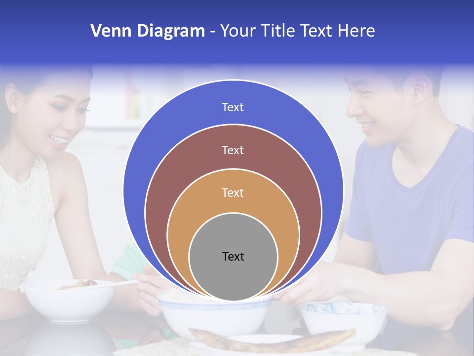 Boy Mum Head And Shoulders PowerPoint Template
