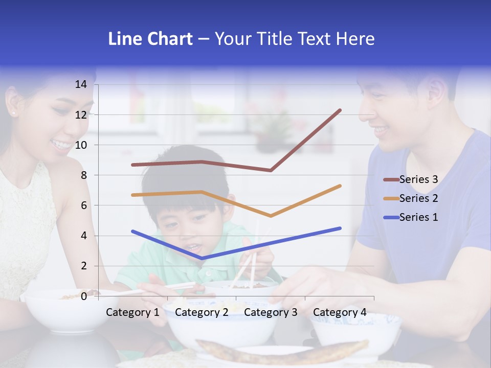 Boy Mum Head And Shoulders PowerPoint Template