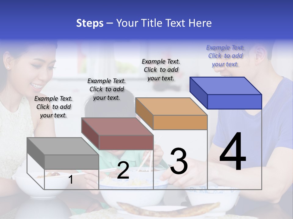 Boy Mum Head And Shoulders PowerPoint Template