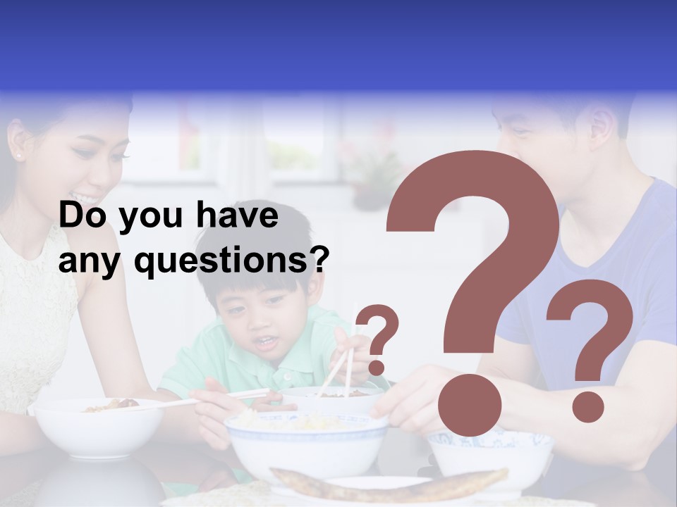 Boy Mum Head And Shoulders PowerPoint Template