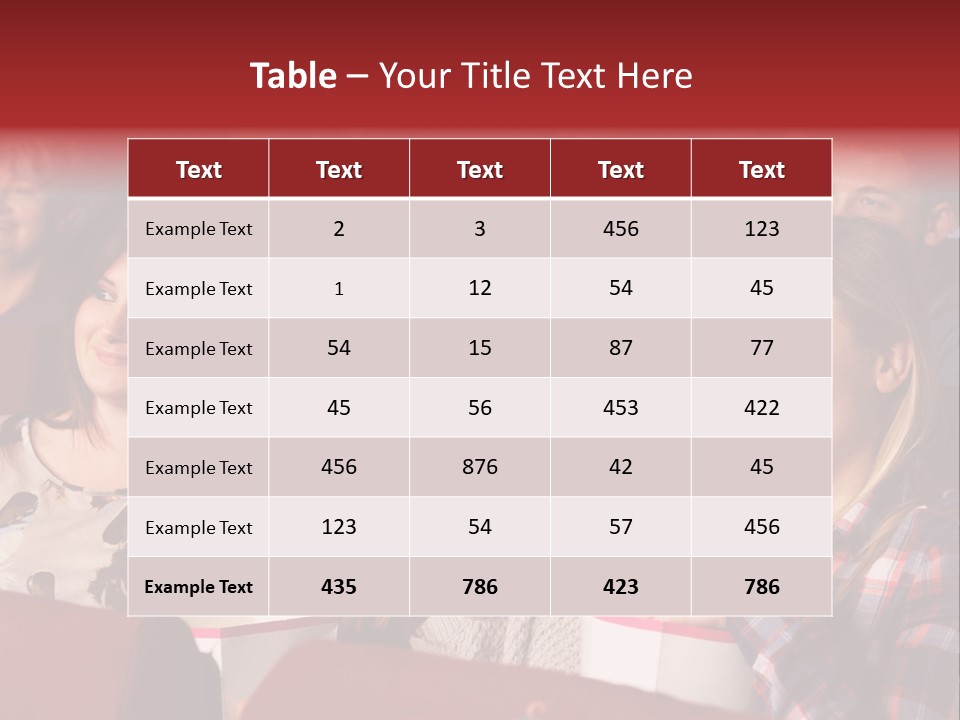 Teenage Happy Watching PowerPoint Template