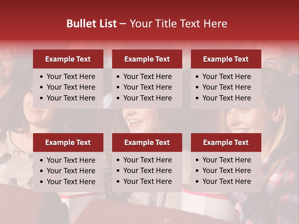 Teenage Happy Watching PowerPoint Template