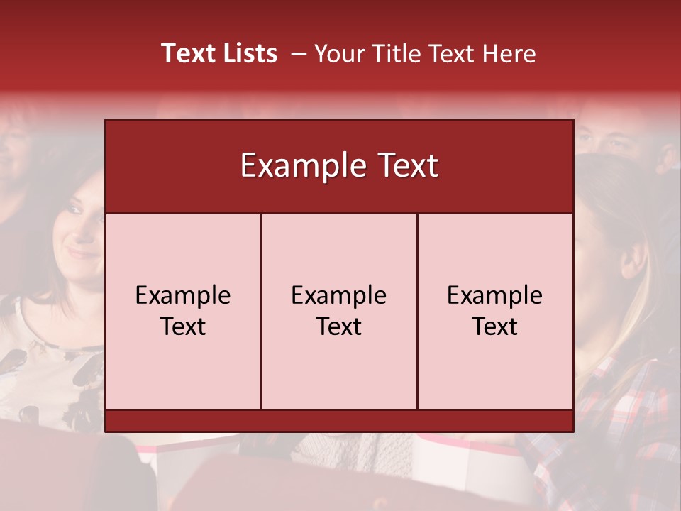 Teenage Happy Watching PowerPoint Template