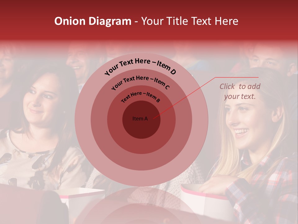 Teenage Happy Watching PowerPoint Template