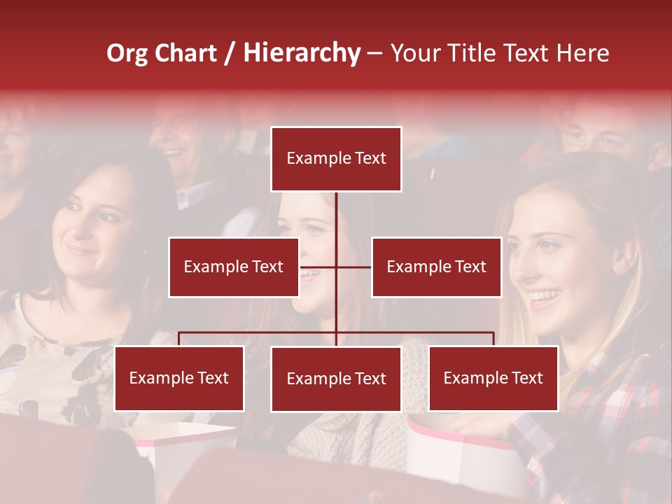 Teenage Happy Watching PowerPoint Template