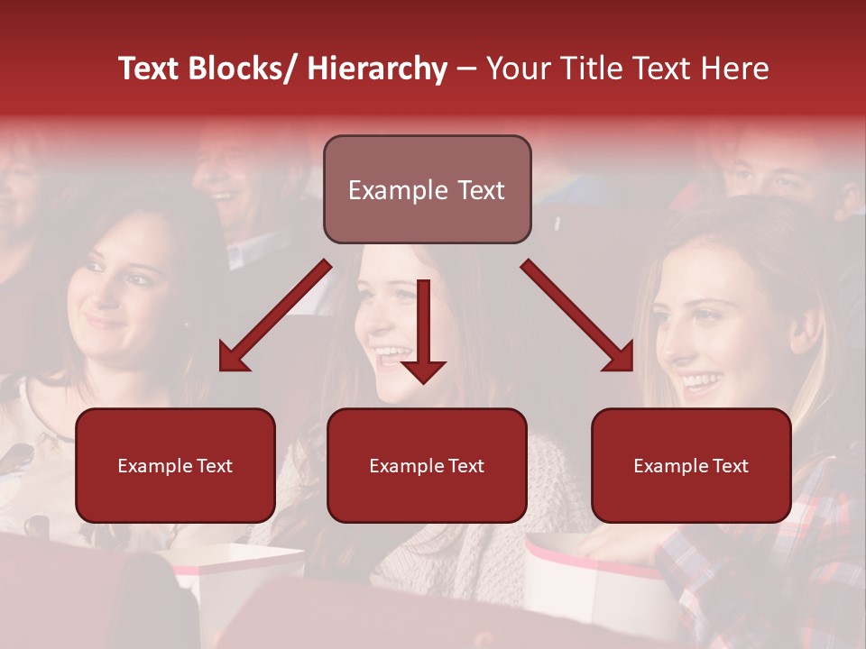 Teenage Happy Watching PowerPoint Template
