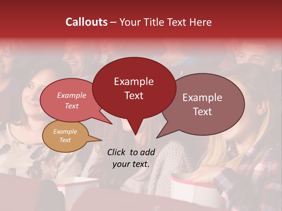Teenage Happy Watching PowerPoint Template