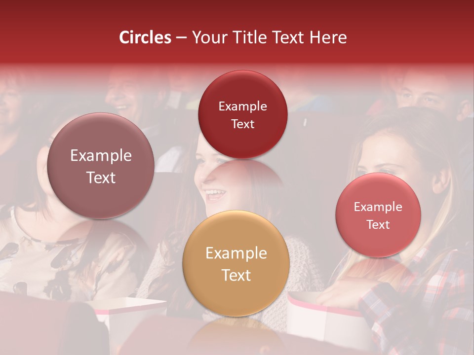 Teenage Happy Watching PowerPoint Template