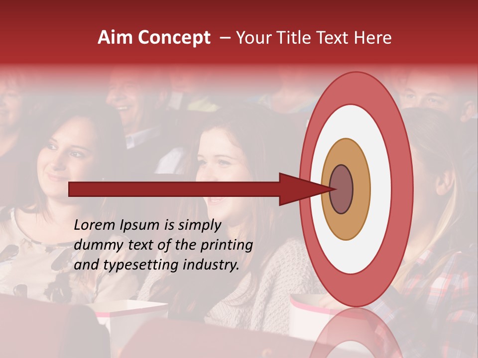 Teenage Happy Watching PowerPoint Template