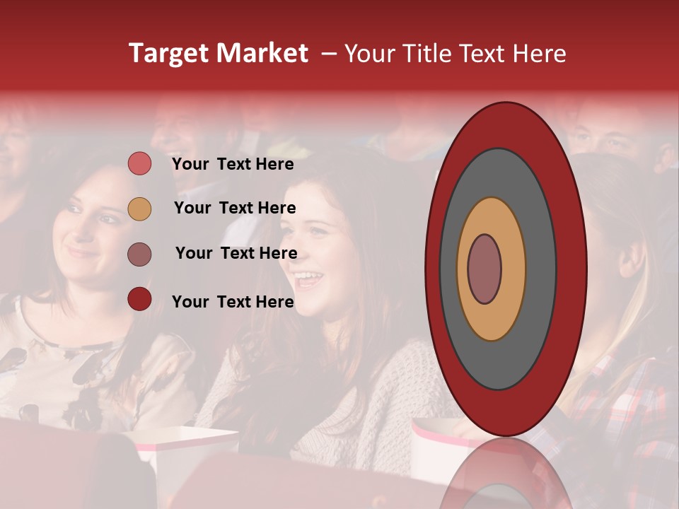 Teenage Happy Watching PowerPoint Template