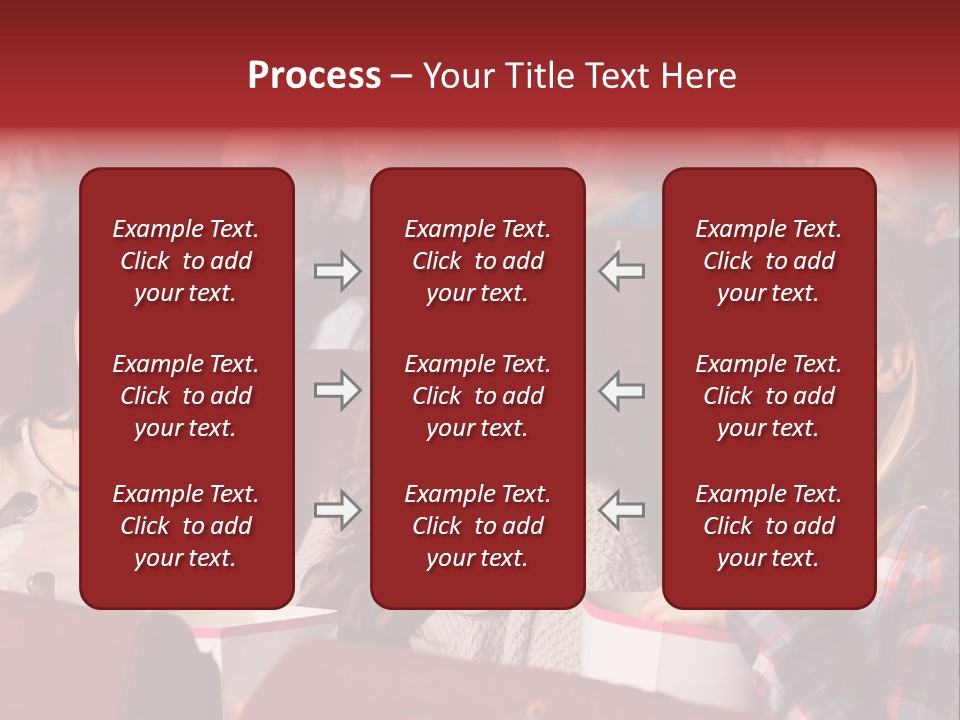 Teenage Happy Watching PowerPoint Template