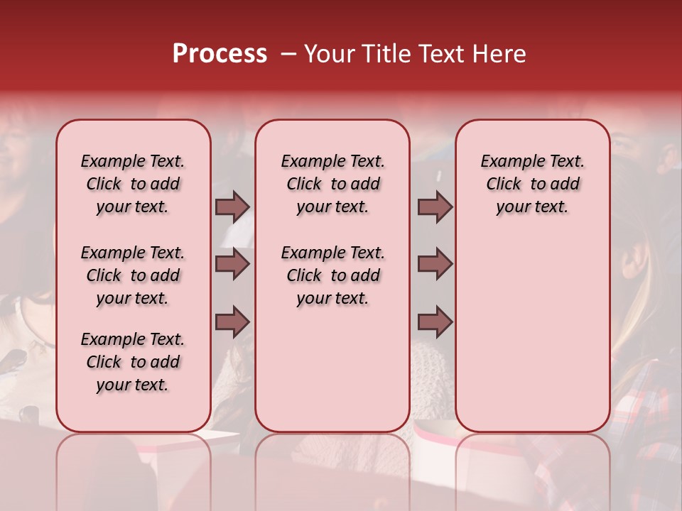 Teenage Happy Watching PowerPoint Template