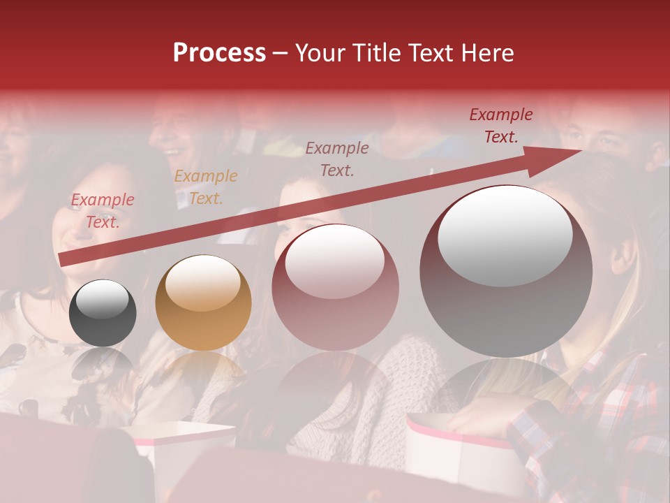 Teenage Happy Watching PowerPoint Template