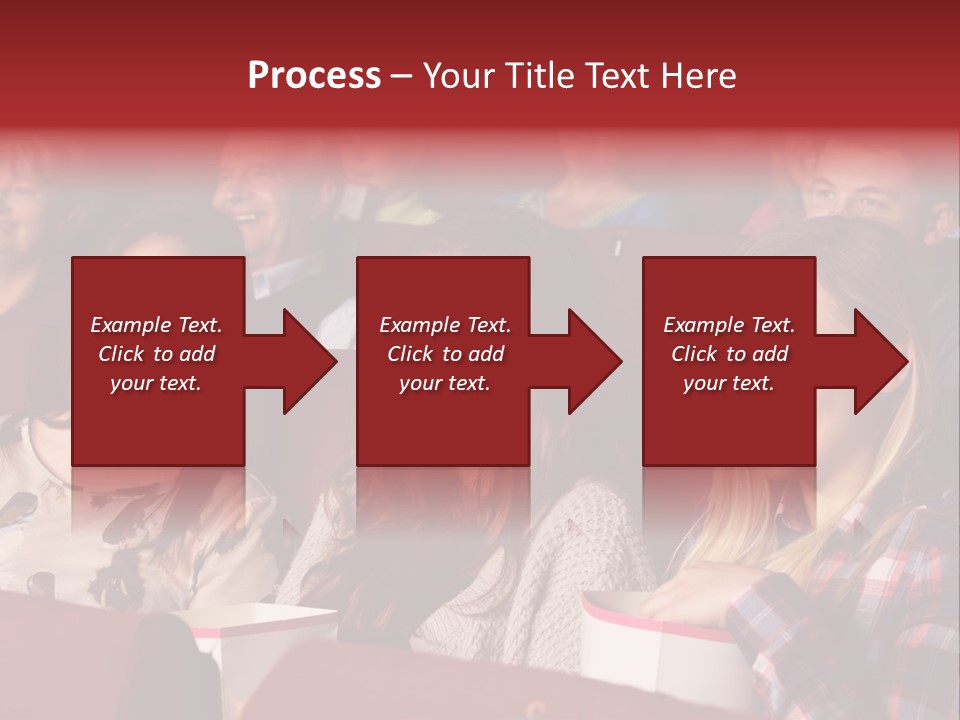 Teenage Happy Watching PowerPoint Template