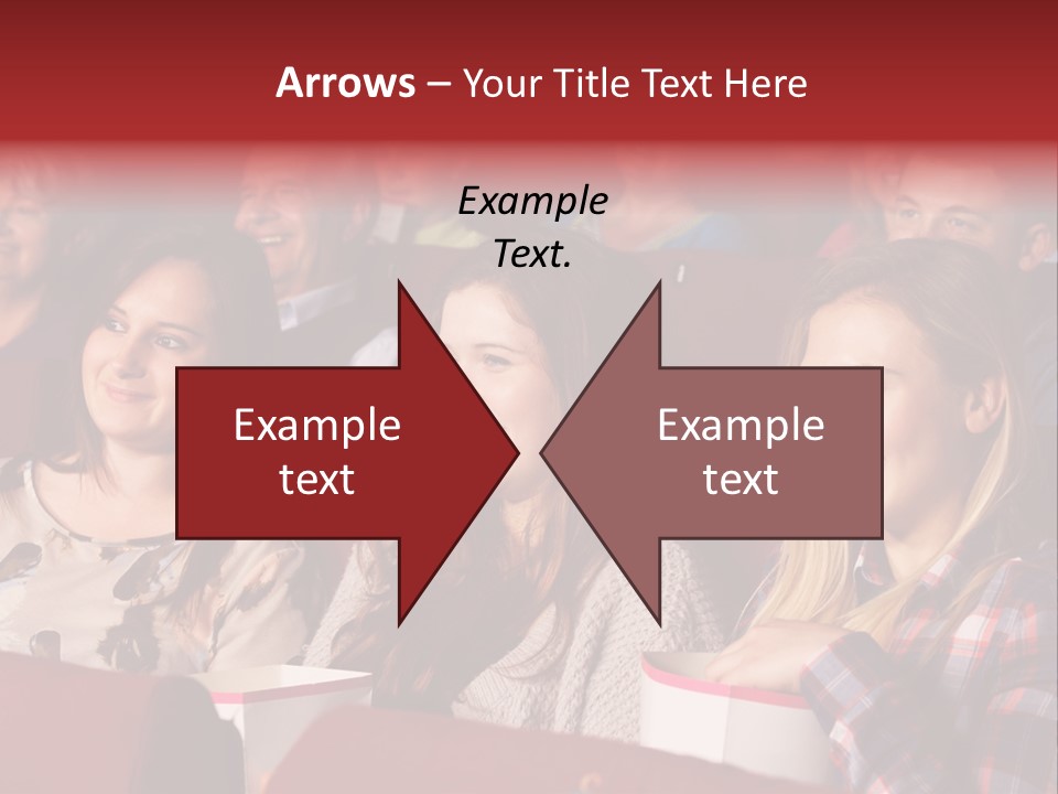 Teenage Happy Watching PowerPoint Template