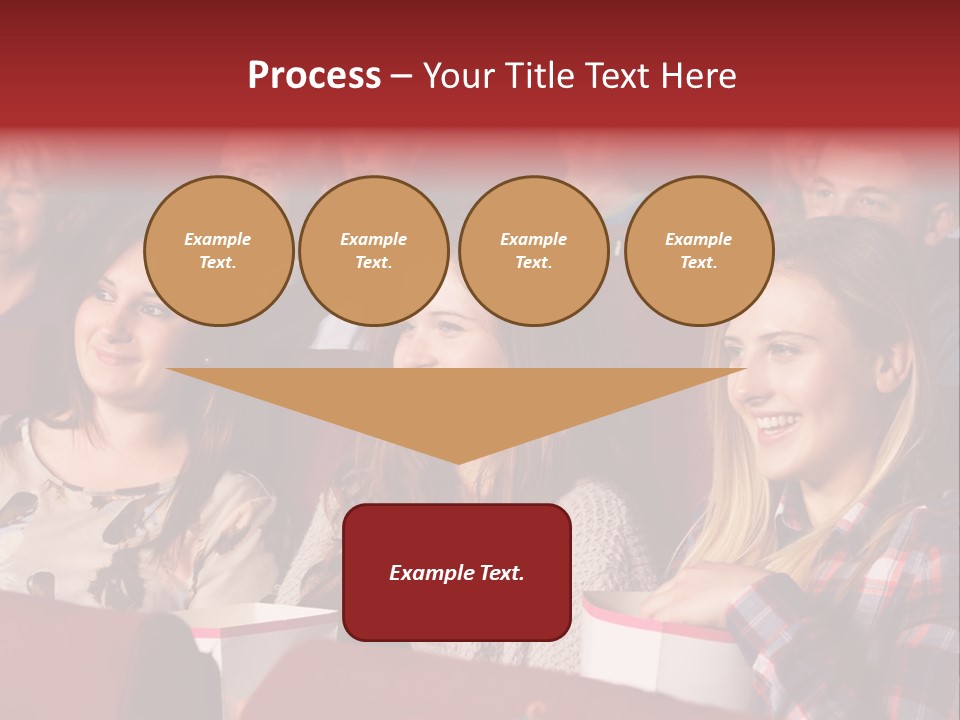 Teenage Happy Watching PowerPoint Template